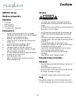 Preview for 21 page of nedis WIFIPO120 Series Quick Start Manual