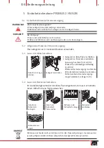 Предварительный просмотр 9 страницы Nedo COMMANDER2 HVA2N Operating Instructions Manual