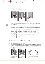 Предварительный просмотр 12 страницы Nedo COMMANDER2 HVA2N Operating Instructions Manual