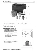 Предварительный просмотр 4 страницы Nedo ECO 600 HV Operating Instructions Manual