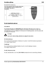 Предварительный просмотр 6 страницы Nedo ECO 600 HV Operating Instructions Manual