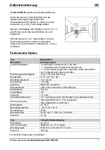 Предварительный просмотр 7 страницы Nedo ECO 600 HV Operating Instructions Manual