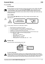 Предварительный просмотр 9 страницы Nedo ECO 600 HV Operating Instructions Manual