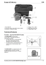 Предварительный просмотр 11 страницы Nedo ECO 600 HV Operating Instructions Manual