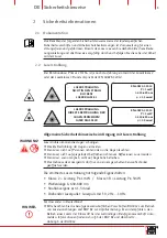 Предварительный просмотр 5 страницы Nedo PRIMUS 2 H1N + Operating Instructions Manual