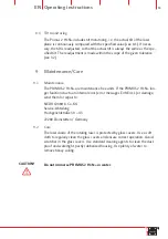 Preview for 33 page of Nedo PRIMUS 2 H1N + Operating Instructions Manual