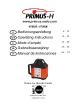 Nedo Primus-H 470005 Operating Instructions Manual предпросмотр