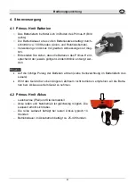 Предварительный просмотр 9 страницы Nedo Primus-H 470005 Operating Instructions Manual