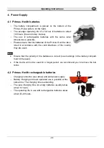 Предварительный просмотр 24 страницы Nedo Primus-H 470005 Operating Instructions Manual