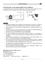 Предварительный просмотр 63 страницы Nedo Primus-H 470005 Operating Instructions Manual