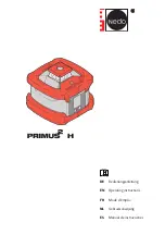 Nedo PRIMUS2 H Operating Instructions Manual предпросмотр