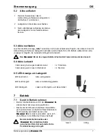 Предварительный просмотр 7 страницы Nedo Quasar 6 Operating Instructions Manual