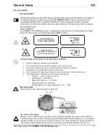 Preview for 9 page of Nedo SIRIUS 1 HV Operating Instructions Manual