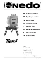 Preview for 1 page of Nedo X-LINER 360 2 green Operating Instructions Manual