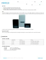 Preview for 2 page of Neeco NUTS S Series User Manual