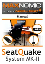 NeedforSeat MaxNomic SeatQuake System MK-II Manual preview