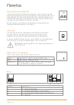 Preview for 8 page of Neets Control LiMa Installation Manual