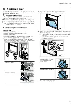 Предварительный просмотр 25 страницы NEFF B47VR32.0B User Manual And Installation Instructions