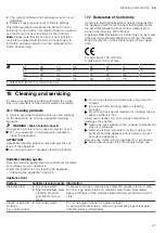 Предварительный просмотр 27 страницы NEFF C18FT28.0 User Manual And Installation Instructions