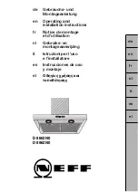 Preview for 1 page of NEFF D 8662N0 Operating And Installation Instructions