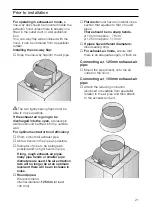 Preview for 21 page of NEFF D 96E2 N0 Operating And Installation Instructions