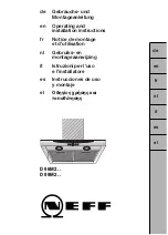 Preview for 1 page of NEFF D 96M2 Series Operating And Installation Instructions