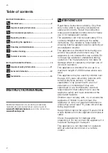 Preview for 2 page of NEFF D46BR12N0B Instructions For Installation And Use Manual