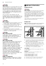 Preview for 12 page of NEFF D46BR22X0 Instructions For Installation And Use Manual