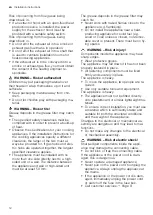 Предварительный просмотр 12 страницы NEFF D92 Series User Manual And Installation Instructions