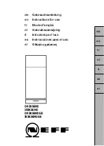 NEFF D93K56N0 Instructions For Use Manual предпросмотр