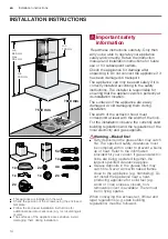 Preview for 14 page of NEFF D96BMU5N0A Instructions For Installation And Use Manual