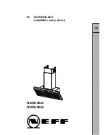 NEFF D96W44N0GB Operating And Installation Instructions preview