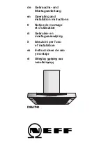 Предварительный просмотр 1 страницы NEFF D99A7N0 Operating And Installation Instructions