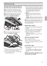 Предварительный просмотр 23 страницы NEFF D99A7N0 Operating And Installation Instructions