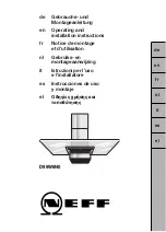 NEFF D99W6N0 Operating And Installation Instructions preview