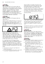 Preview for 22 page of NEFF DIKP951S Instructions For Installation And Use Manual