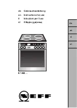 Preview for 1 page of NEFF E 1452 Series Instructions For Use Manual