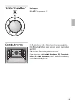 Preview for 9 page of NEFF E 3322 Series Operating And Fitting Instructions Manual