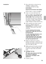 Preview for 73 page of NEFF E 3322 Series Operating And Fitting Instructions Manual