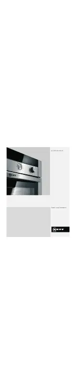 NEFF E12M22 3 Series Instruction Manual preview