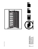 NEFF Freezer Operating Instructions Manual preview