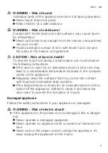 Preview for 9 page of NEFF G434 Series User Manual