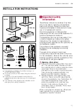 Preview for 11 page of NEFF I95GBE2N0B Instructions For Installation And Use Manual