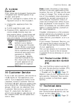 Preview for 27 page of NEFF K125 User Manual