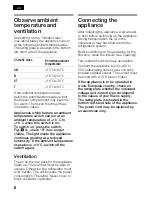 Preview for 6 page of NEFF K2134W6 Instructions For Use Manual