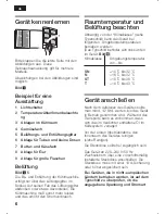 Preview for 6 page of NEFF K4316X4GB Operating Instructions Manual