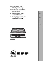 NEFF L1542N0 Operating And Fitting Instructions Manual preview