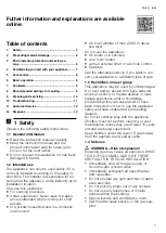 Preview for 3 page of NEFF N23TS19N0 User Manual