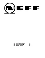 NEFF n44d30n0 Instruction Manual preview