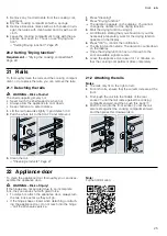 Предварительный просмотр 25 страницы NEFF N90 B64CT73G0B User Manual And Installation Instructions